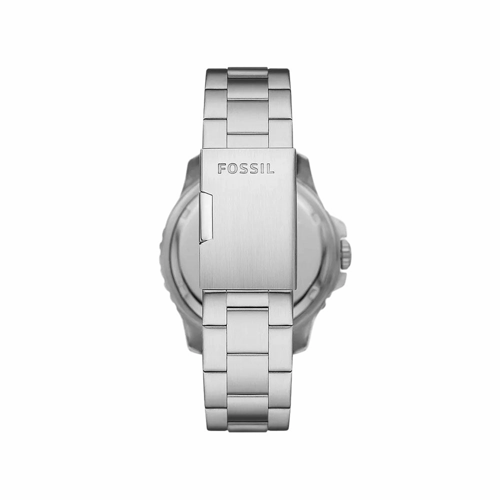 Fossil Blue GMT Stainless Steel Watch