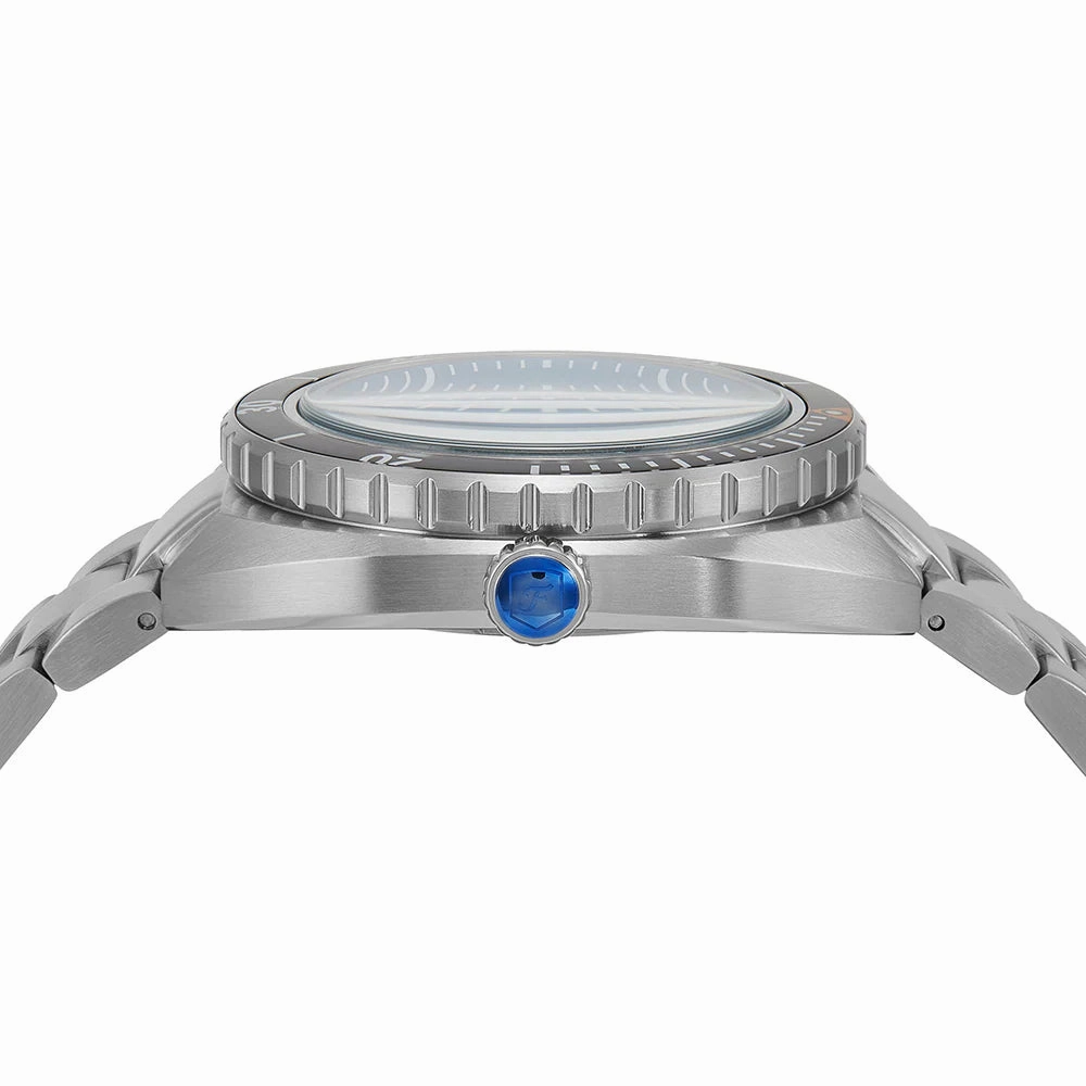 Fossil Breaker Gents Blue Dial Stainless Steel Watch