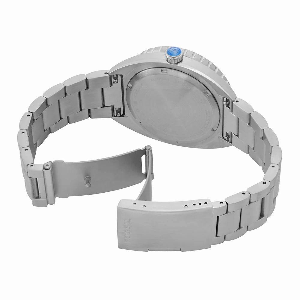 Fossil Breaker Gents Blue Dial Stainless Steel Watch