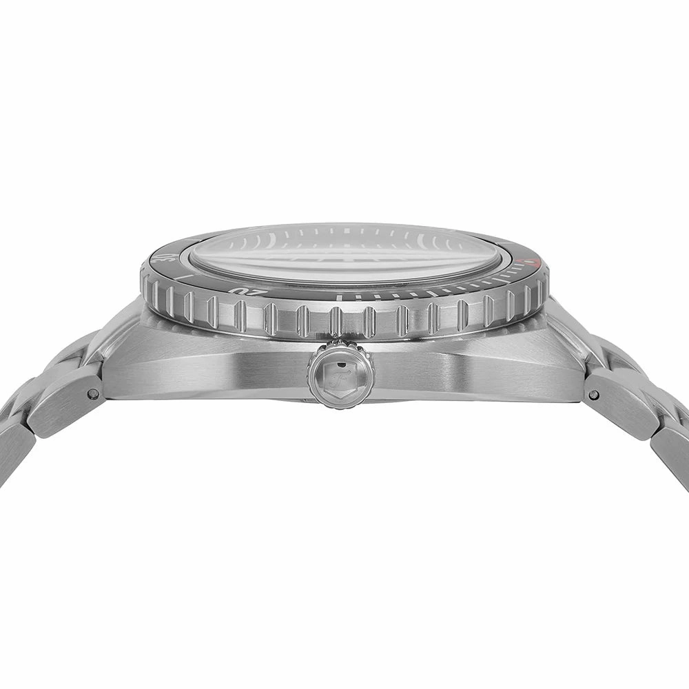 Fossil Breaker Gents White Dial Stainless Steel Watch