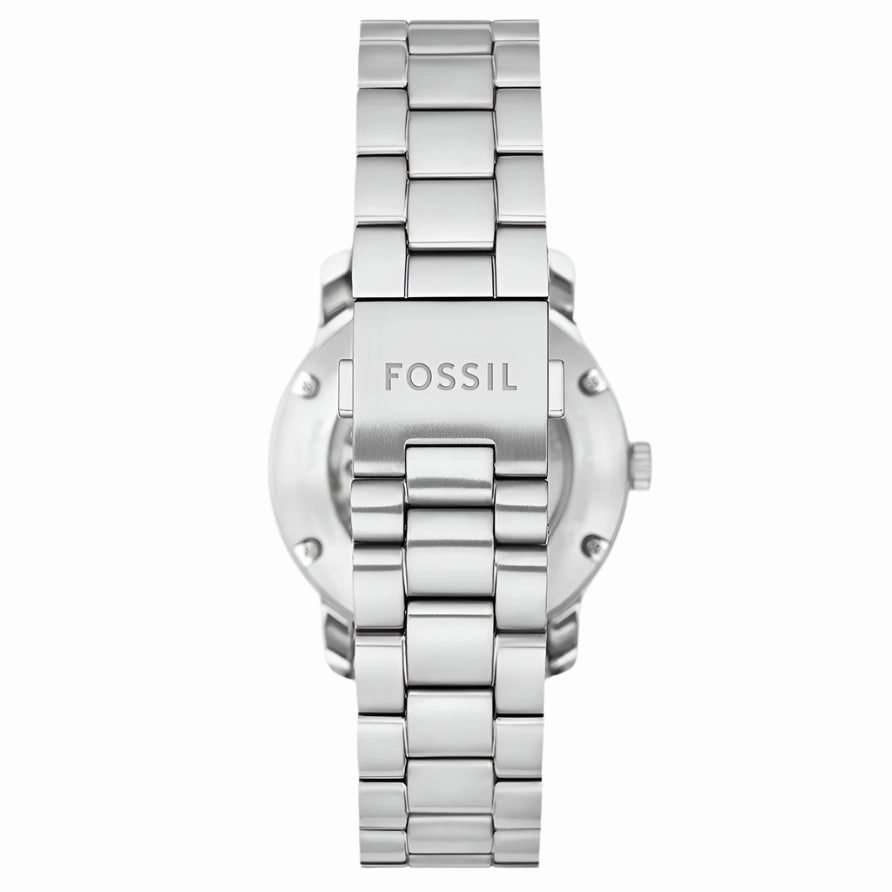 Fossil Heritage Automatic Gents Blue Dial Stainless Steel Watch