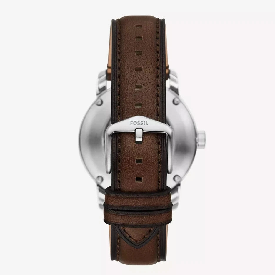 Fossil Heritage Gents Automatic Brown Leather Watch