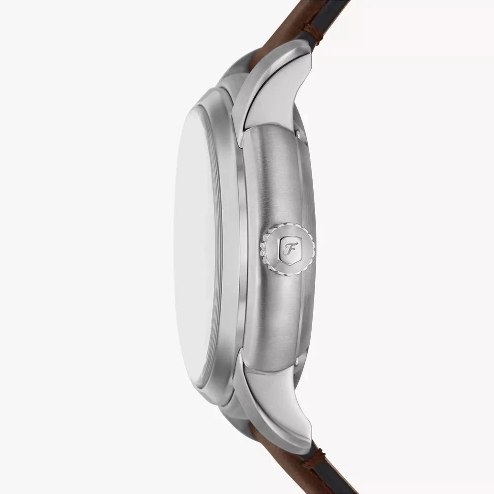 Fossil Heritage Gents Automatic Brown Leather Watch