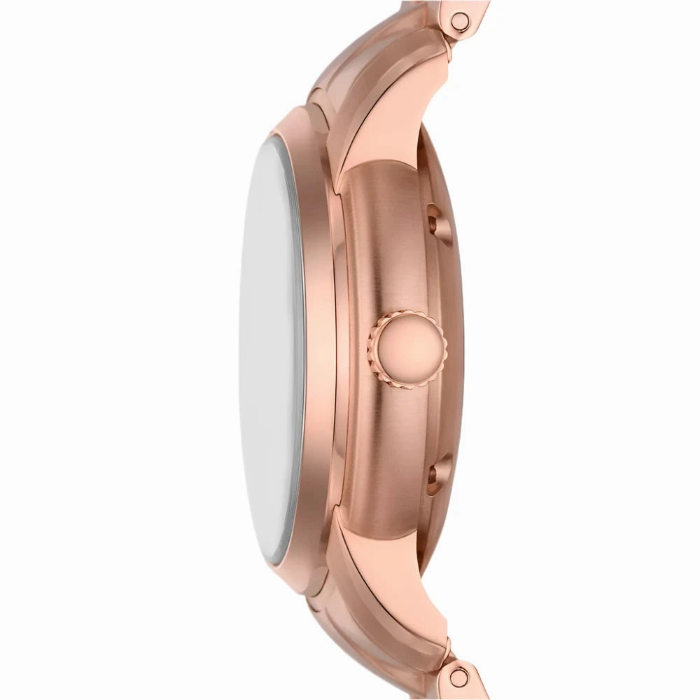 Fossil Heritage Unisex Automatic Rose Gold-Tone Stainless Steel Watch