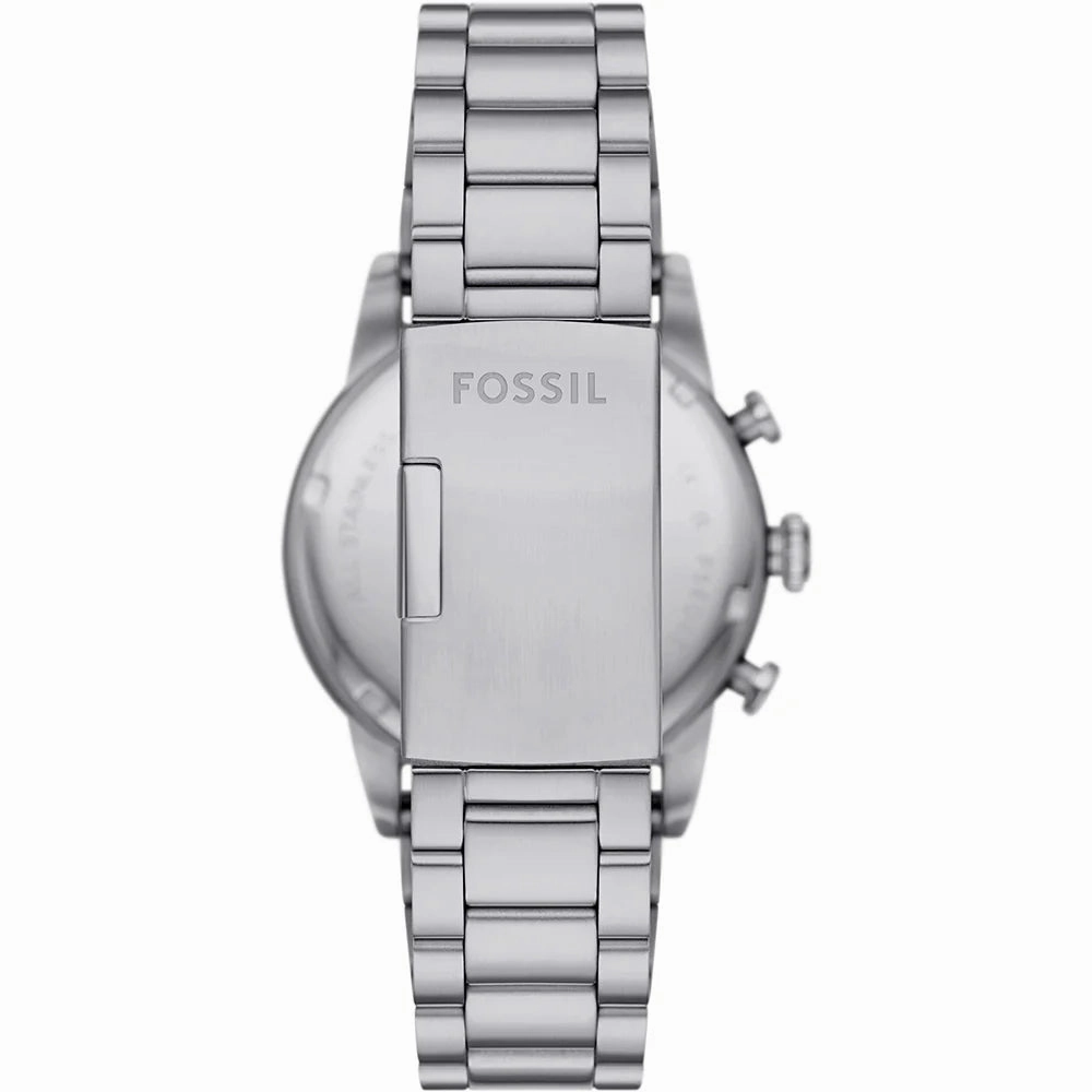 Fossil Sport Tourer Gents Black Dial Stainless Steel Chronograph Watch