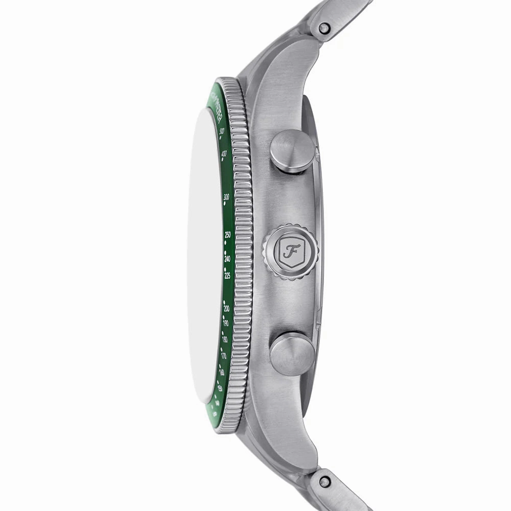 Fossil Sport Tourer Gents Green Dial Chronograph Watch