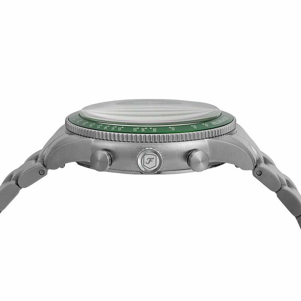 Fossil Sport Tourer Gents Green Dial Chronograph Watch