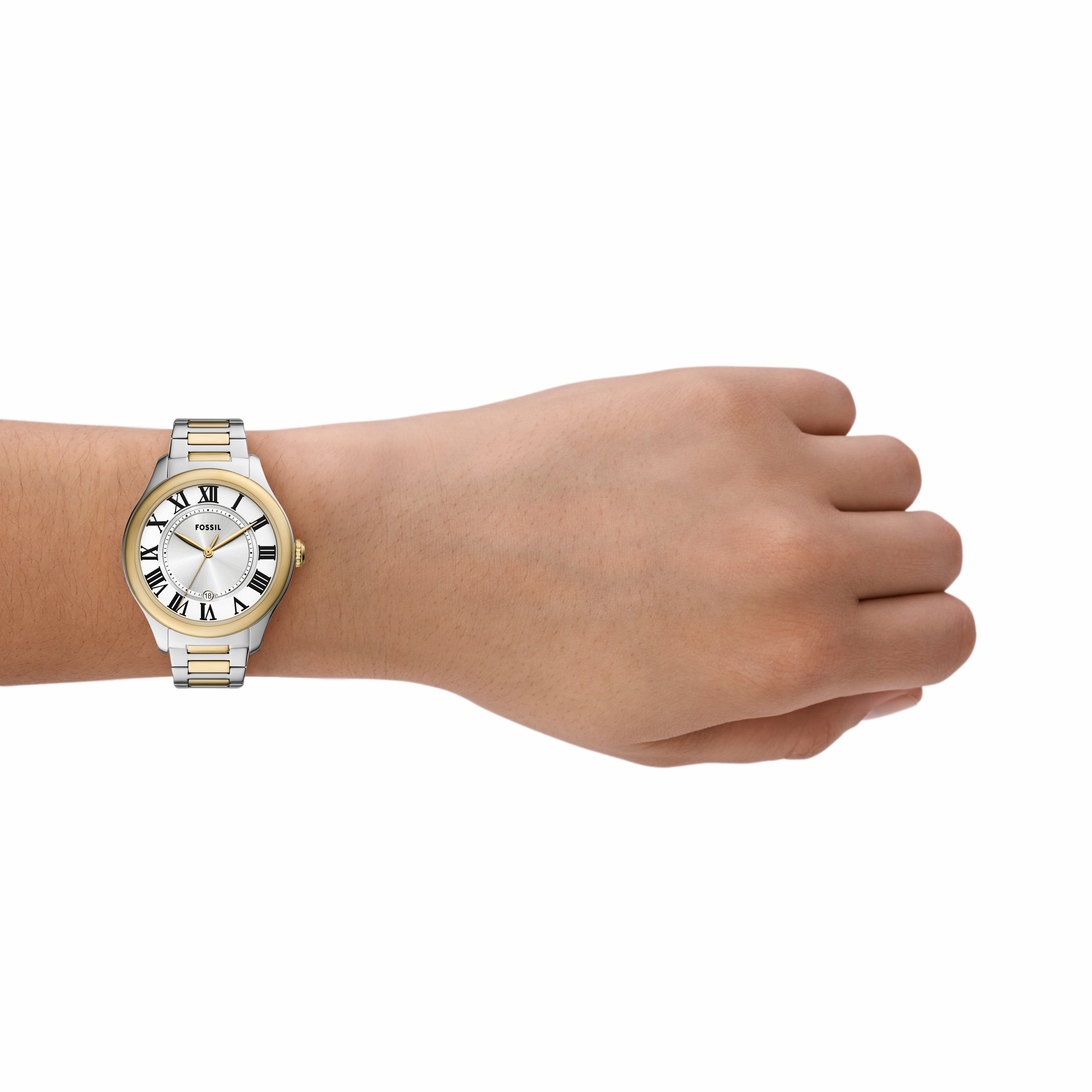 Gilmore Three-Hand Date Two-Tone Stainless Steel Watch