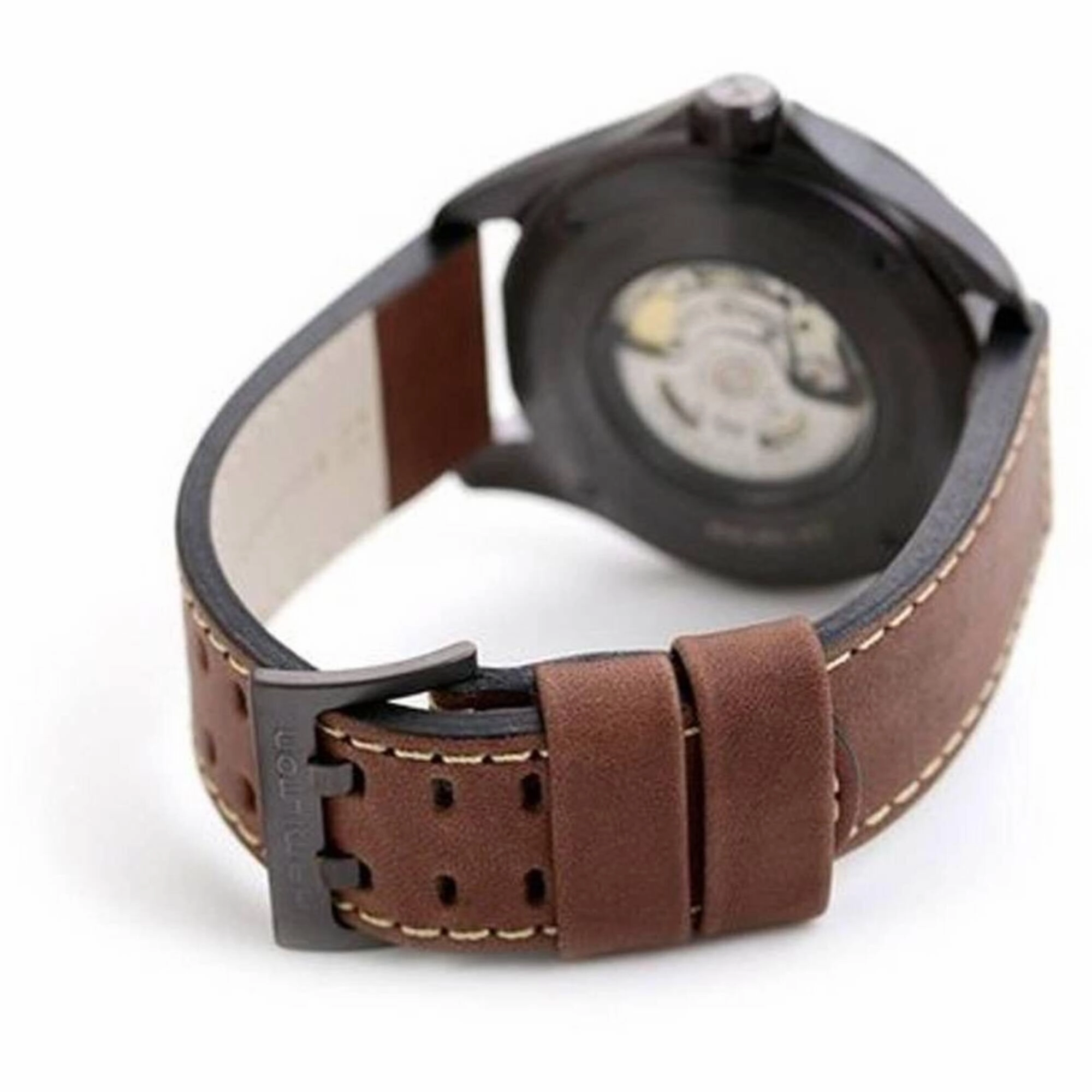 Hamilton Men's Watch - Khaki Aviation Pilot Day Date Auto Black Case | H64705531