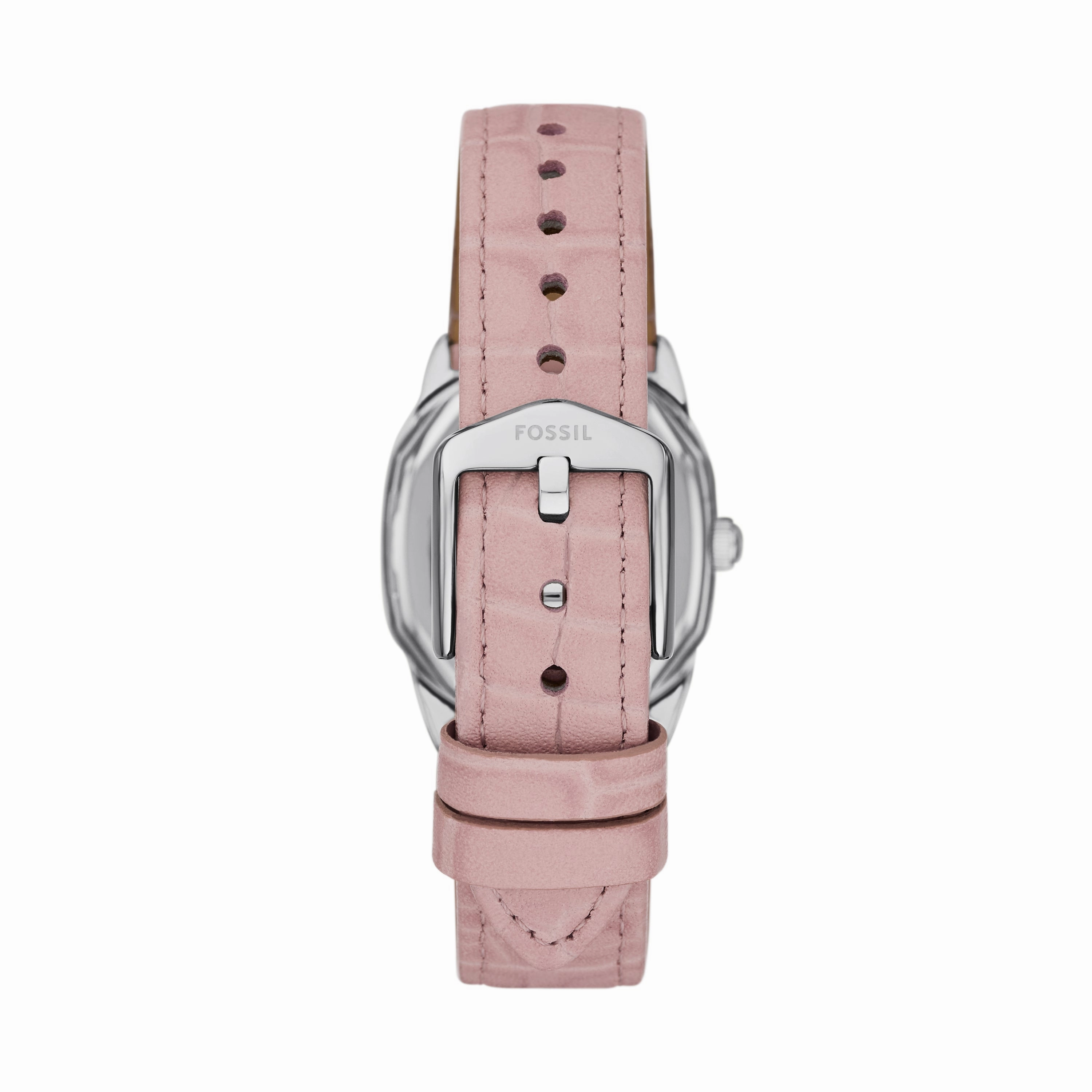 Harlow Three-Hand Light Pink Leather Watch