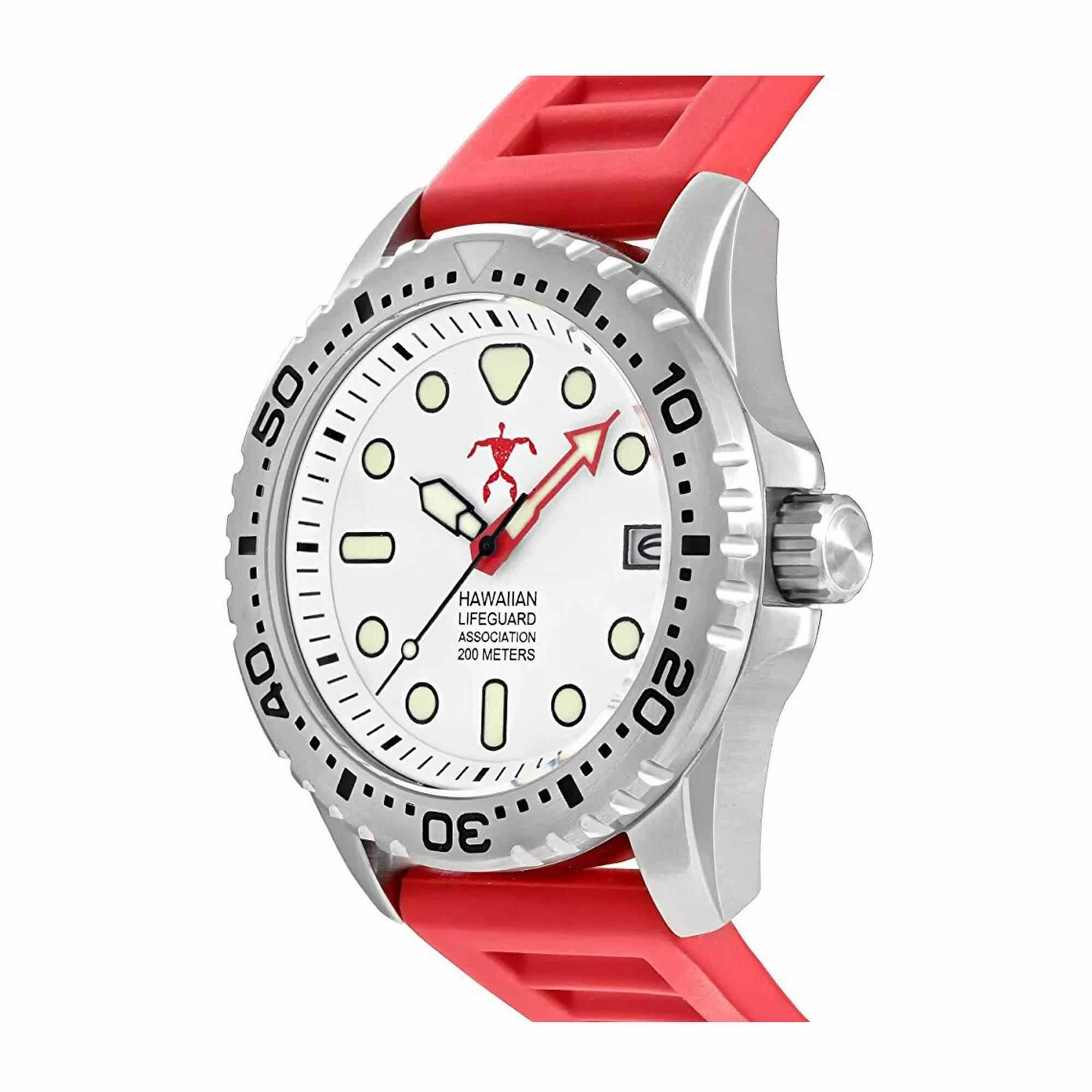 Hawaiian Lifeguard Association Men's Watch - Quartz Rotating Bezel Strap | HLA 5411