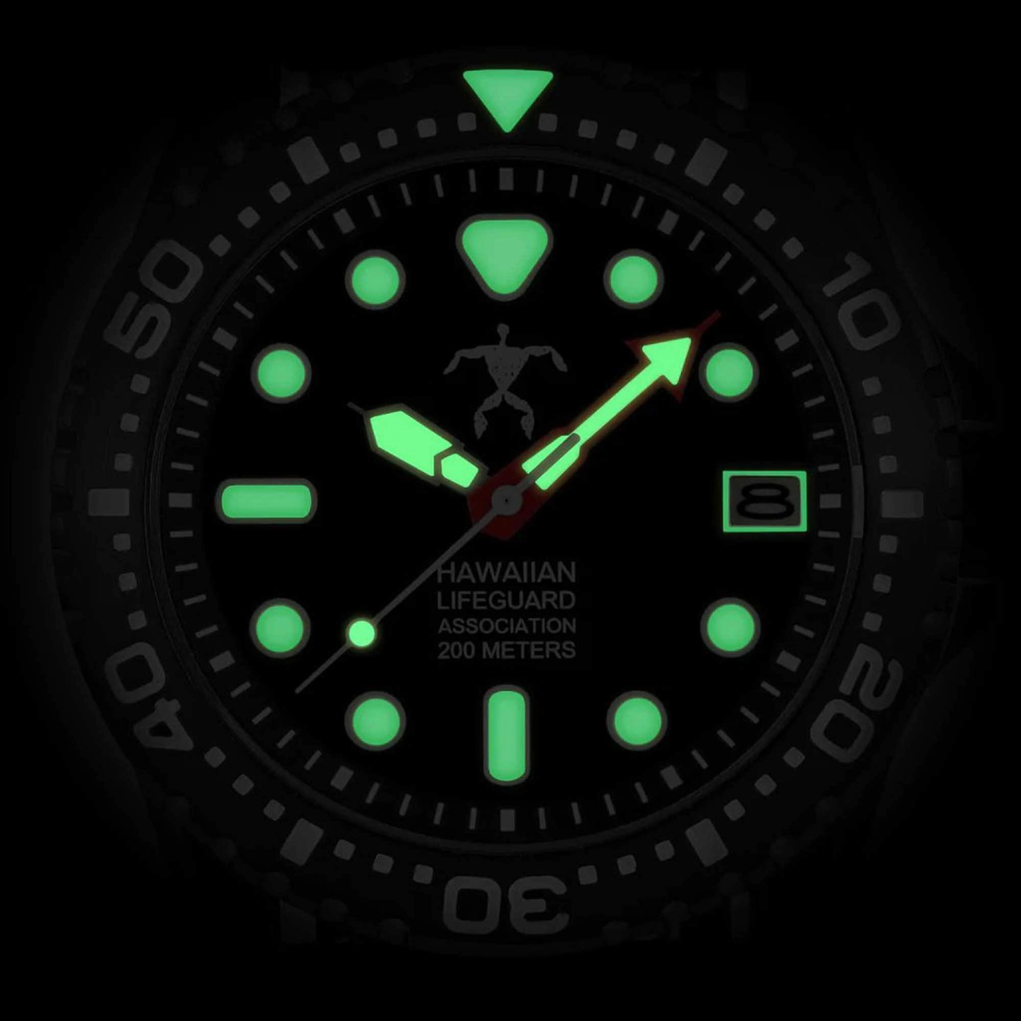 Hawaiian Lifeguard Association Men's Watch - Quartz Rotating Bezel Strap | HLA 5411