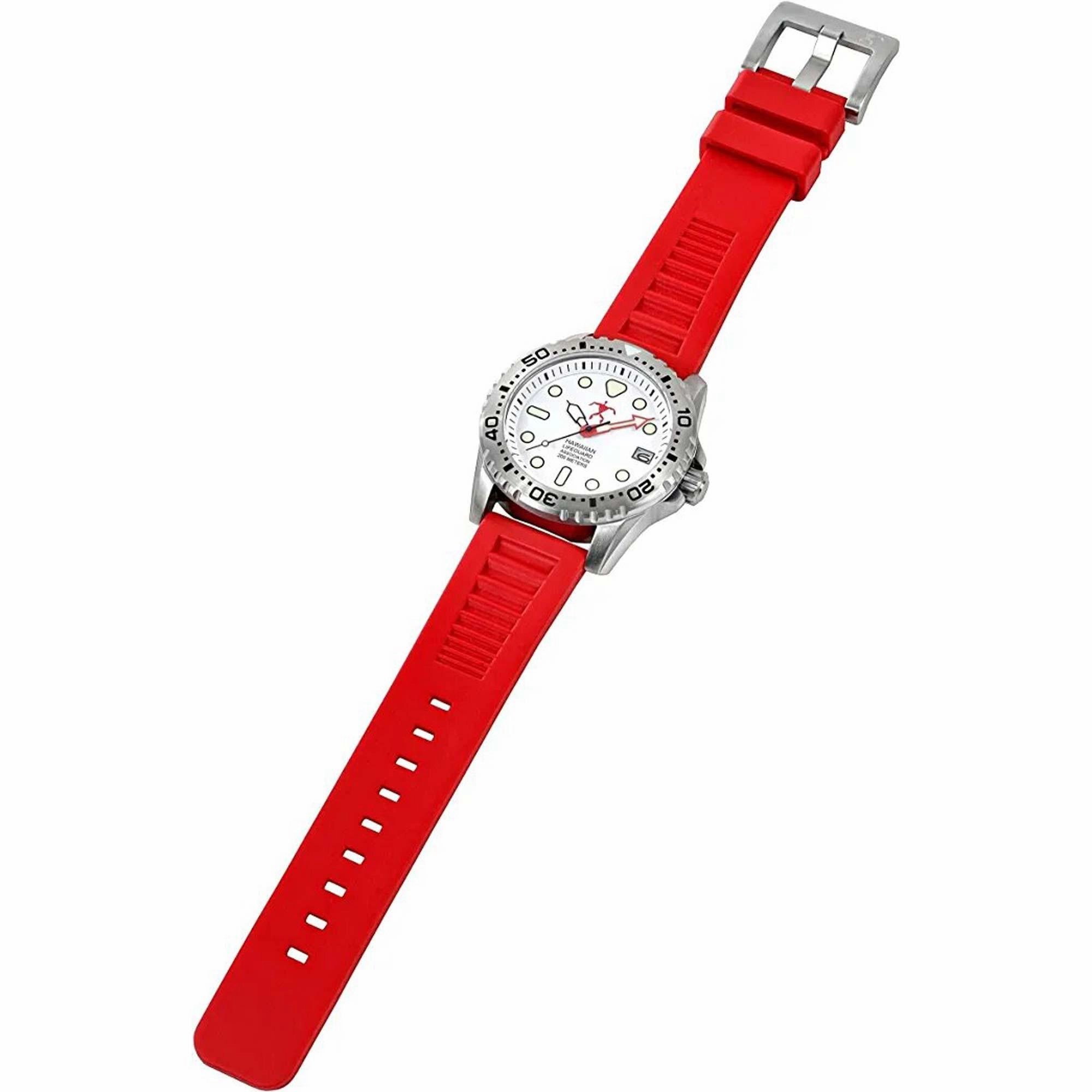 Hawaiian Lifeguard Association Men's Watch - Quartz Rotating Bezel Strap | HLA 5411