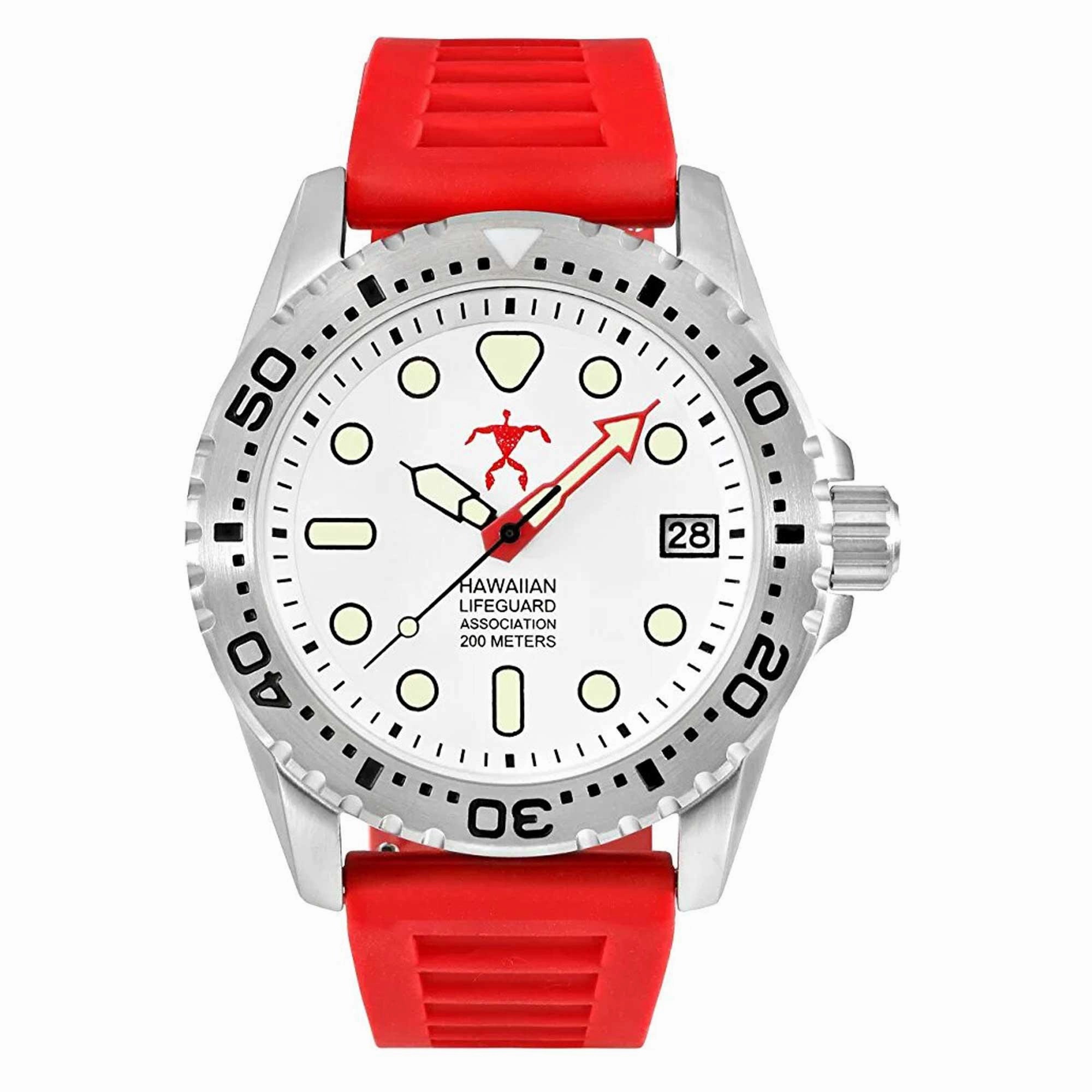 Hawaiian Lifeguard Association Men's Watch - Quartz Rotating Bezel Strap | HLA 5411