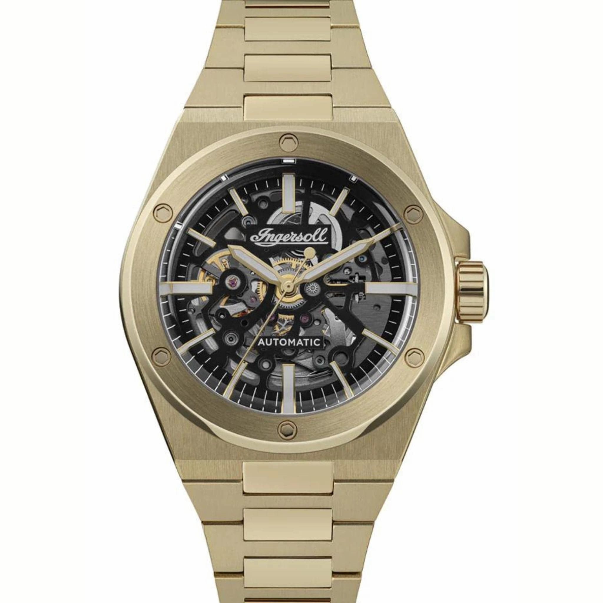 Ingersoll The Baller Automatic Gold Watch