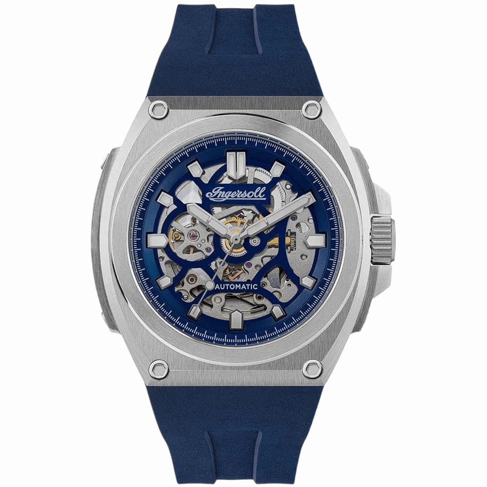 Ingersoll The Motion Automatic Silver Blue Watch