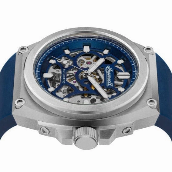 Ingersoll The Motion Automatic Silver Blue Watch