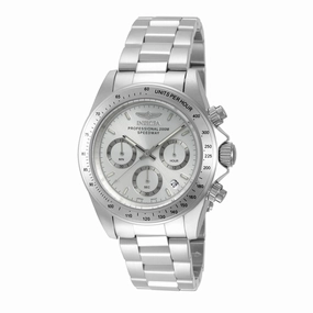 Invicta 14381 Men's Silver Dial Stainless Steel Speedway Chronograph