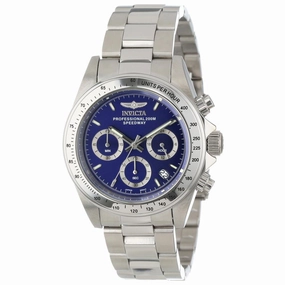 Invicta 14382 Men's Blue Dial Stainless Steel Speedway Chronograph