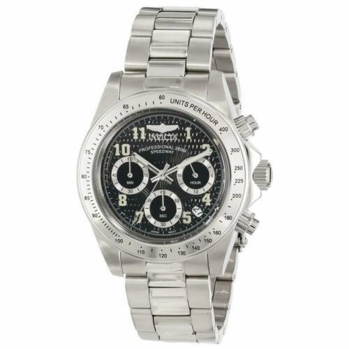 Invicta 17025 Men's Speedway Black Dial Steel Bracelet Chronograph Dive Watch