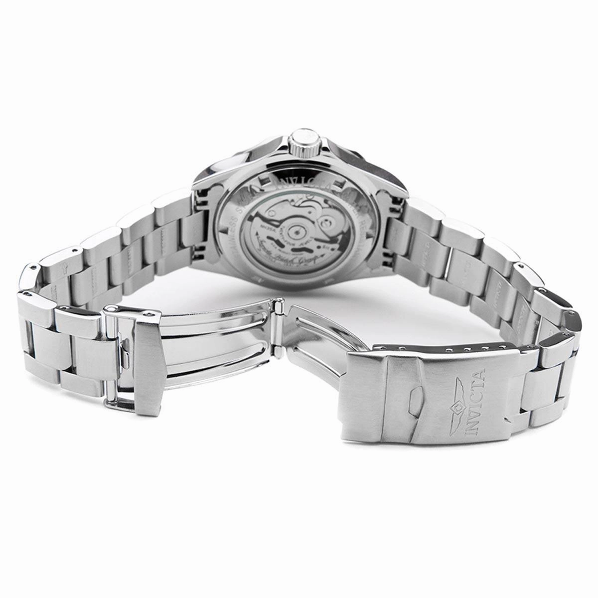 Invicta 17041 Men's Pro Diver Silver Dial Stainless Steel Bracelet Automatic Dive Watch