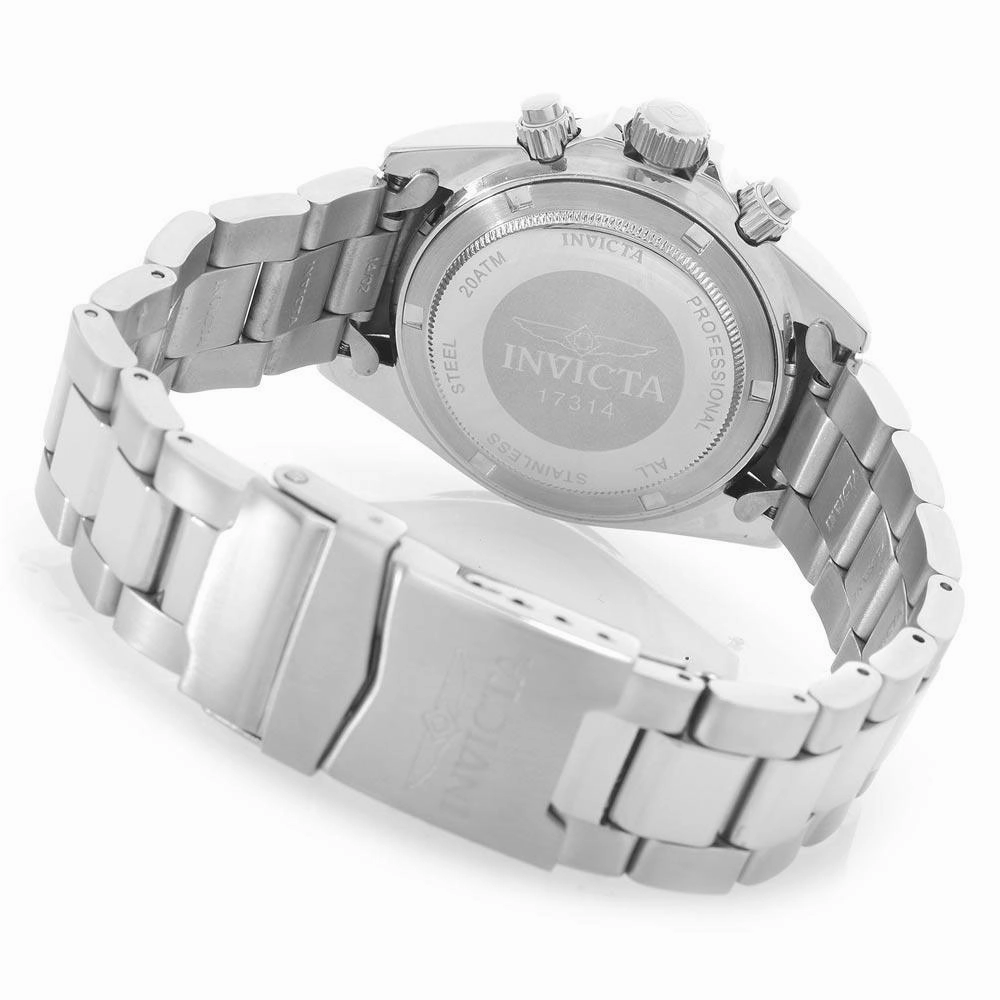 Invicta 17311 Men's Speedway Silver Dial Quartz Chronograph Steel Bracelet Dive Watch