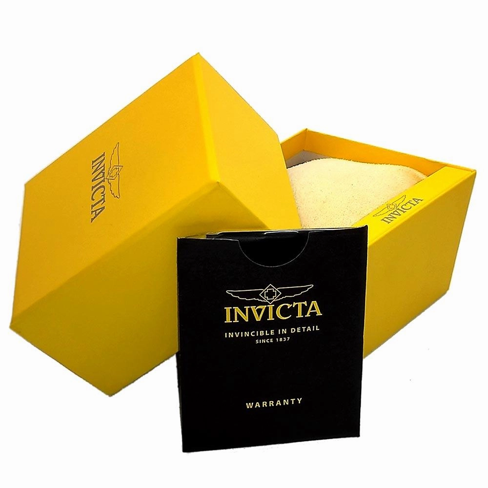 Invicta 17885 Men's Steel & Polyurethane Bracelet Swiss Quartz Pro Diver Chrono Gold Tone Dial Watch