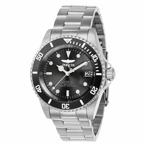 Invicta 24760 Men's Pro Diver Automatic Black Dial Stainless Steel Bracelet Dive Watch