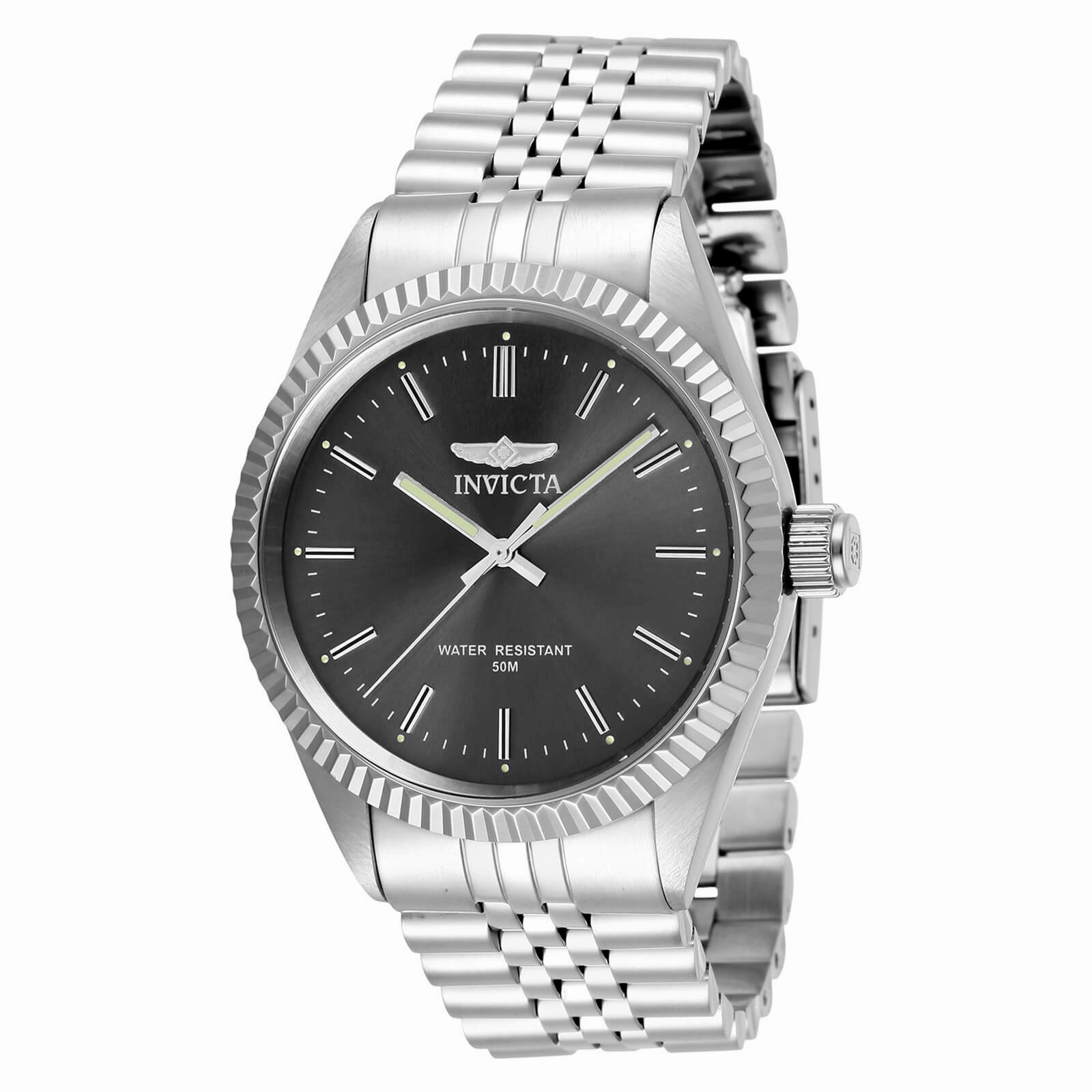 Invicta 29372 Men's Specialty Charcoal Dial Bracelet Quartz Watch