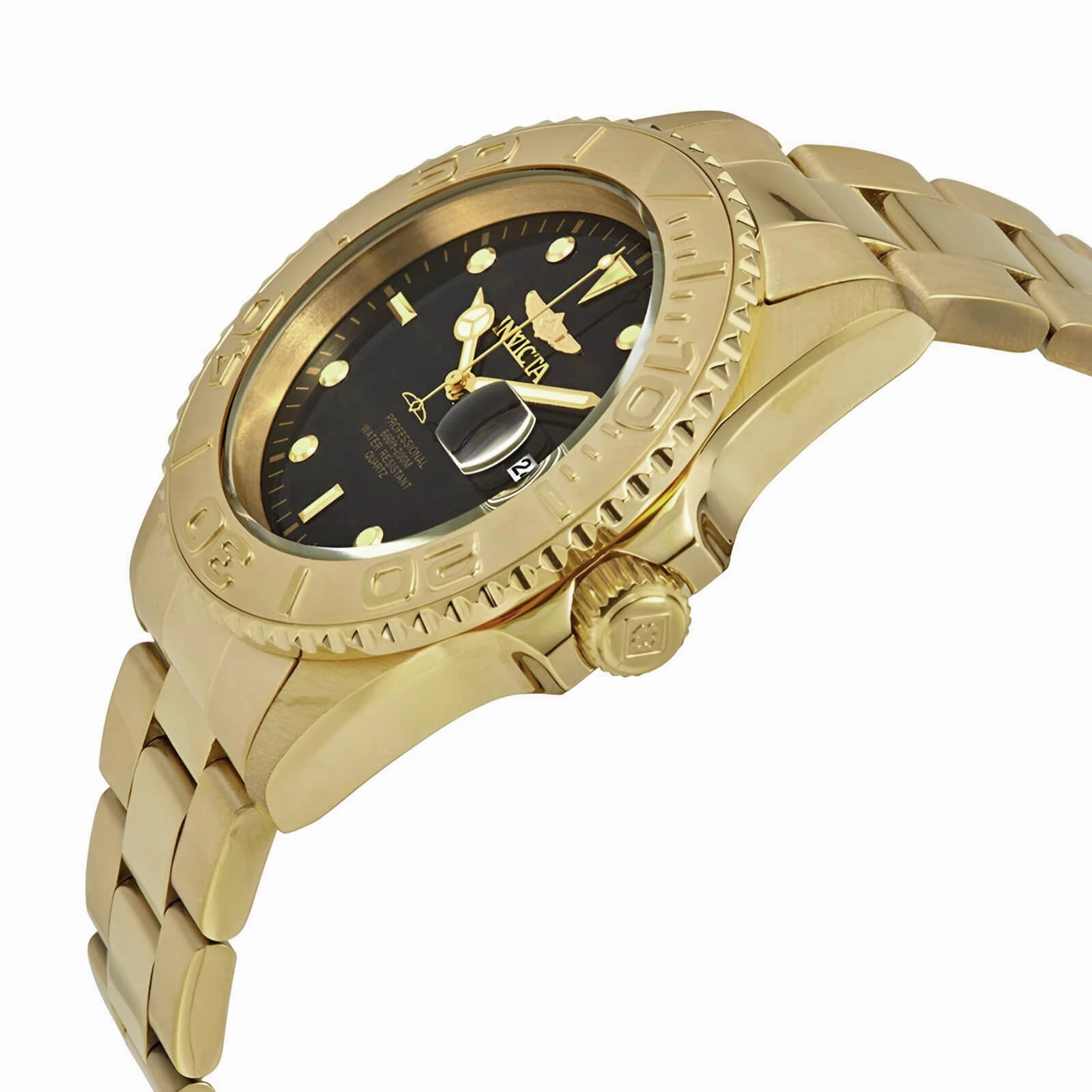 Invicta 29946 Men's Pro Diver Blue Dial Yellow Gold Bracelet Watch