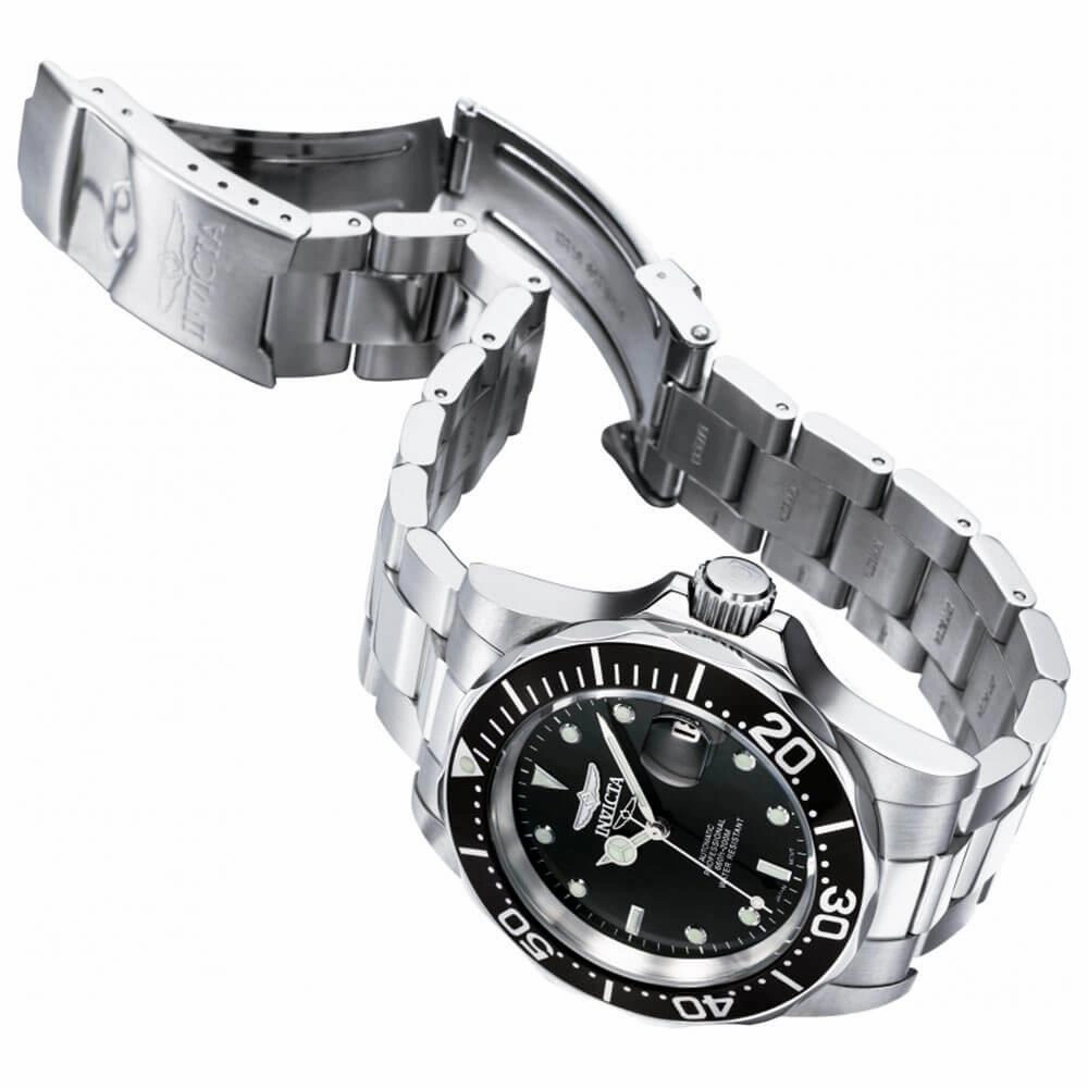 Invicta Men's Automatic Stainless Steel Watch - Pro Diver Black Dial Date | 8926