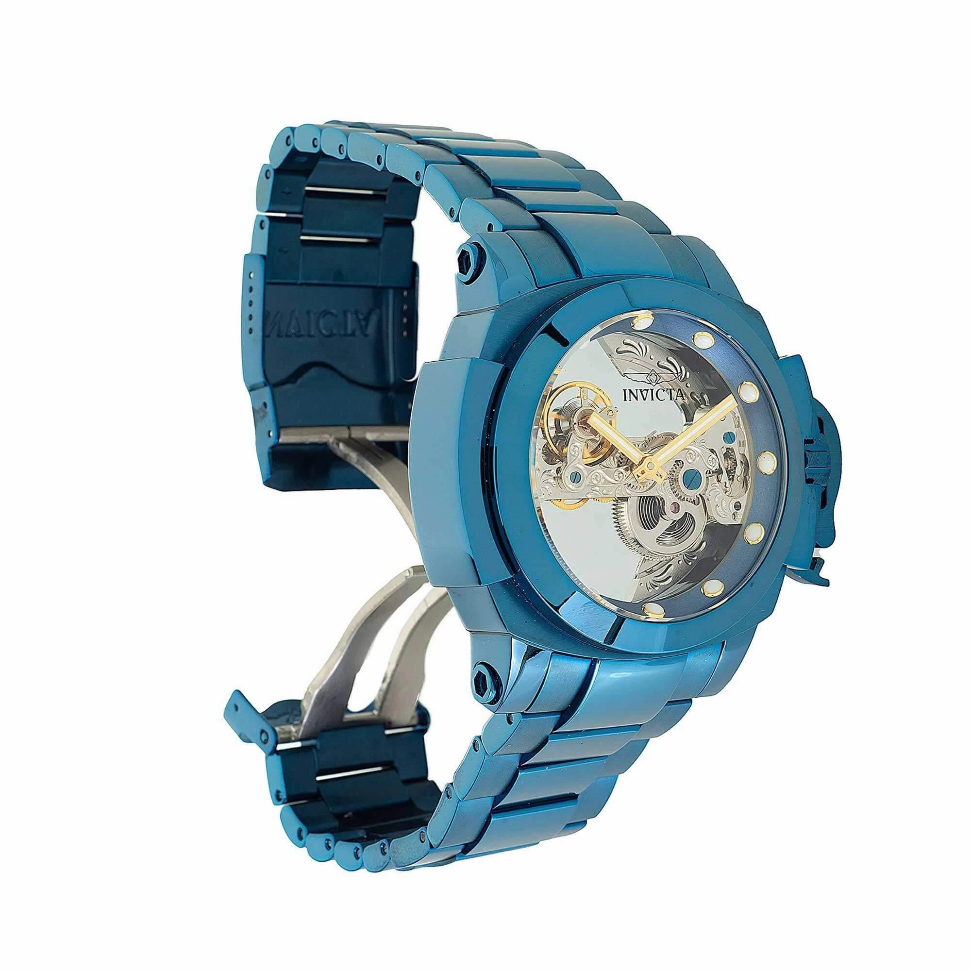 Invicta Men's Automatic Watch - Coalition Forces Dark Blue Case and Bracelet | 31934