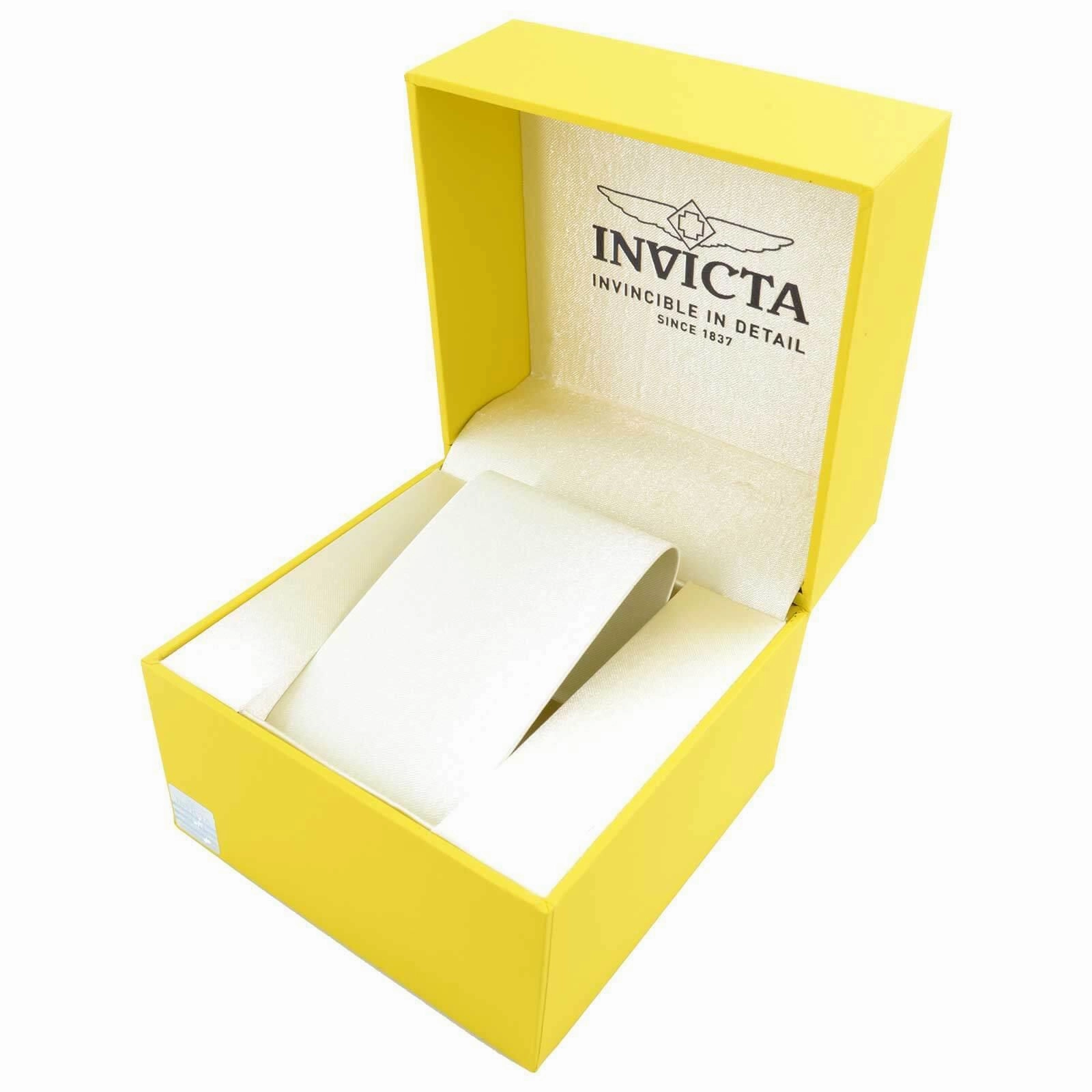Invicta Men's Automatic Watch - Grand Diver Black Dial Yellow Steel Dive | 24766