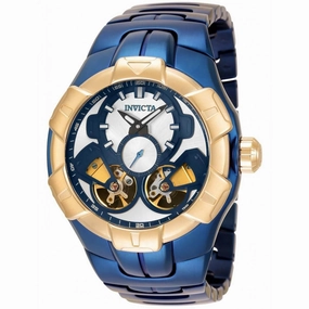 Invicta Men's Automatic Watch - Hydromax Silver Tone Dial Rose Gold Bezel | 34563