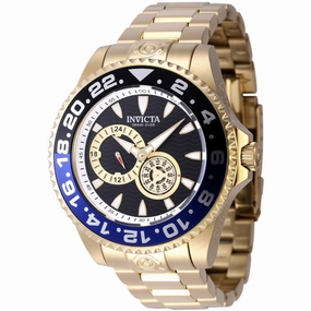 Invicta Men's Automatic Watch - Pro Diver Black and Blue Bezel Bracelet | 47303