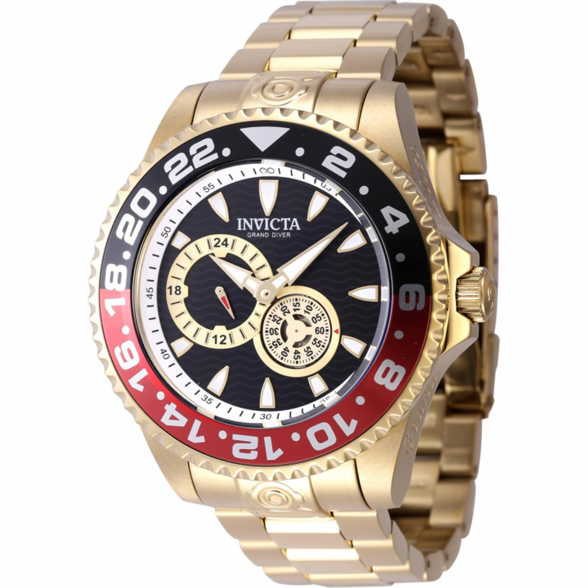 Invicta Men's Automatic Watch - Pro Diver Black and Red Bezel Bracelet | 47304