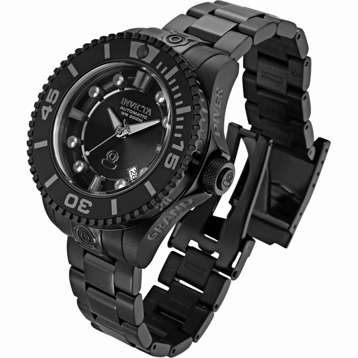 Invicta Men's Automatic Watch - Pro Diver Black Dial Stainless Steel Case | 34178