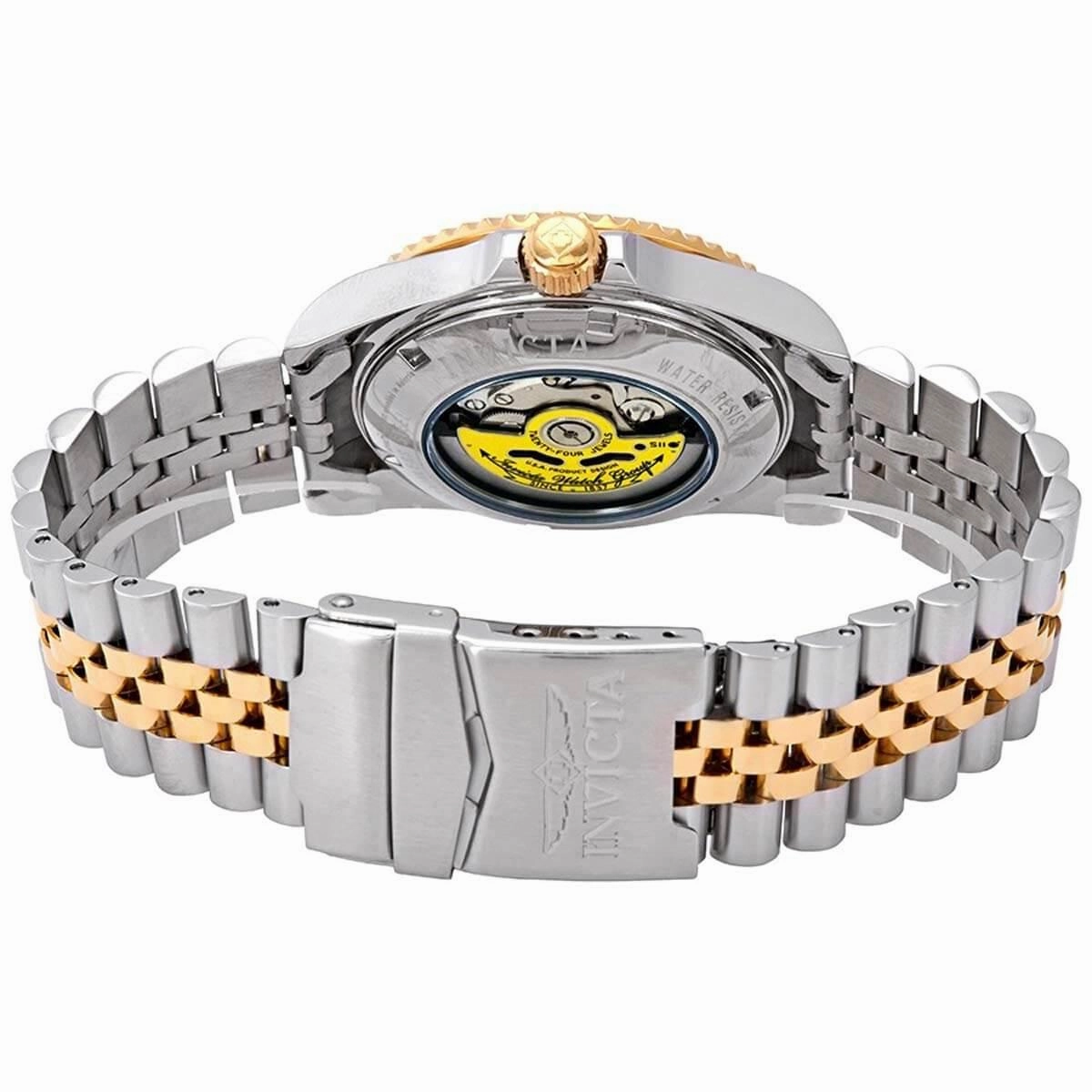 Invicta Men's Automatic Watch - Pro Diver Blue Dial Two Tone Bracelet | 29182
