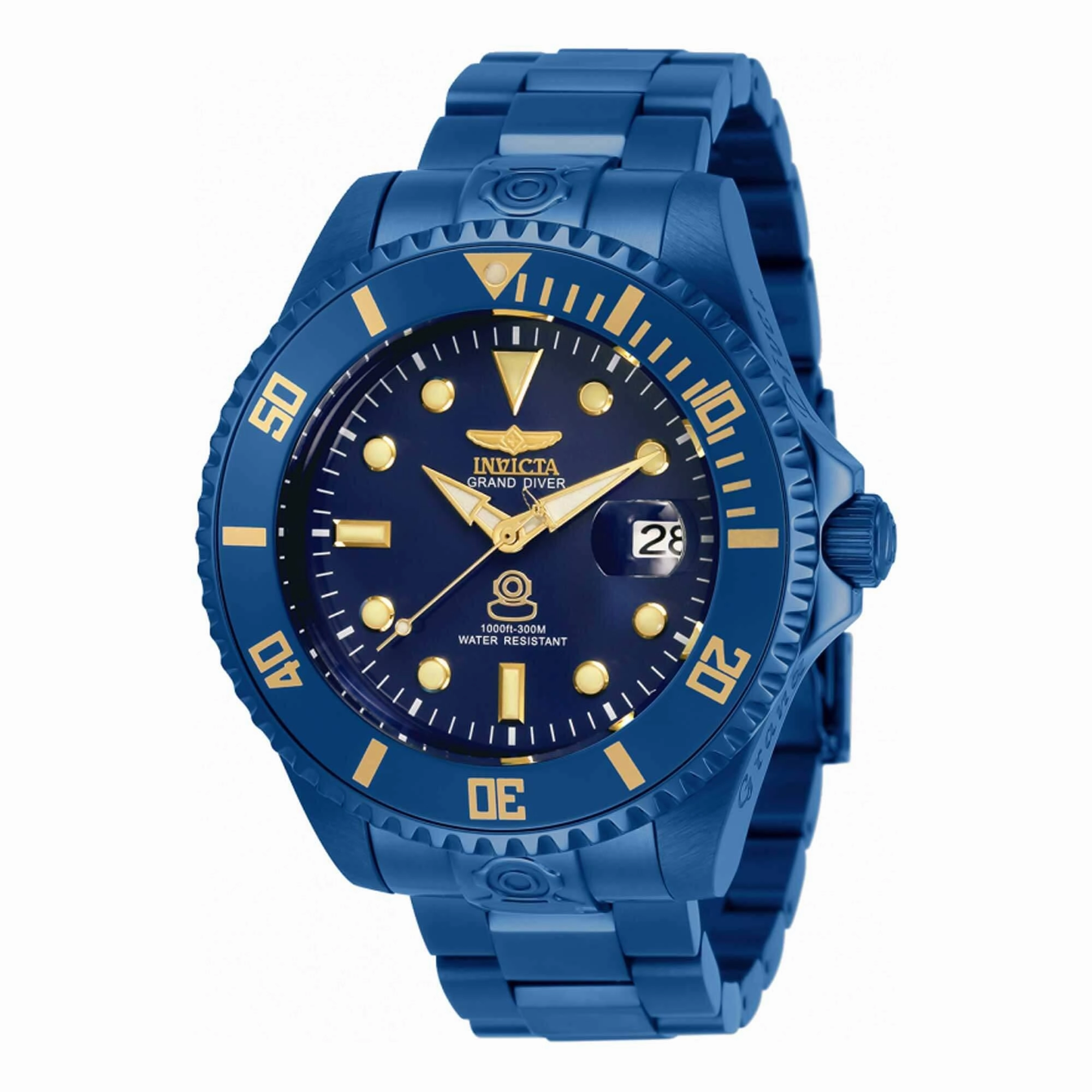 Invicta Men's Automatic Watch - Pro Diver Blue Stainless Steel Bracelet | 33387
