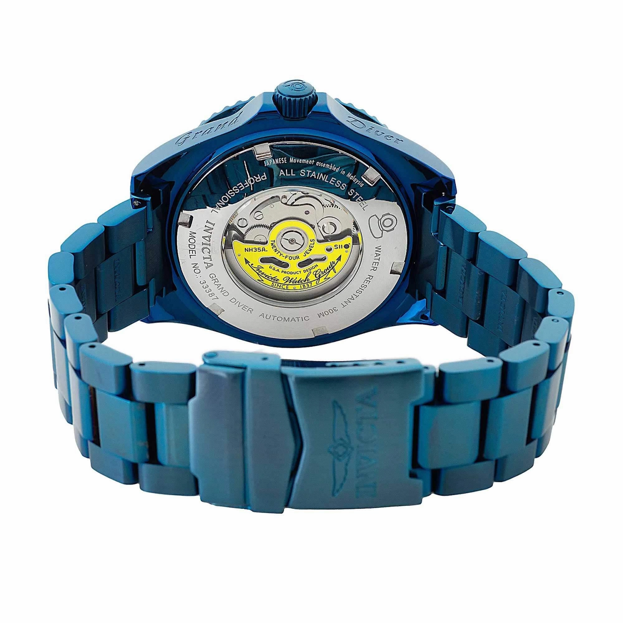 Invicta Men's Automatic Watch - Pro Diver Blue Stainless Steel Bracelet | 33387