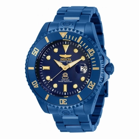 Invicta Men's Automatic Watch - Pro Diver Blue Stainless Steel Bracelet | 33387