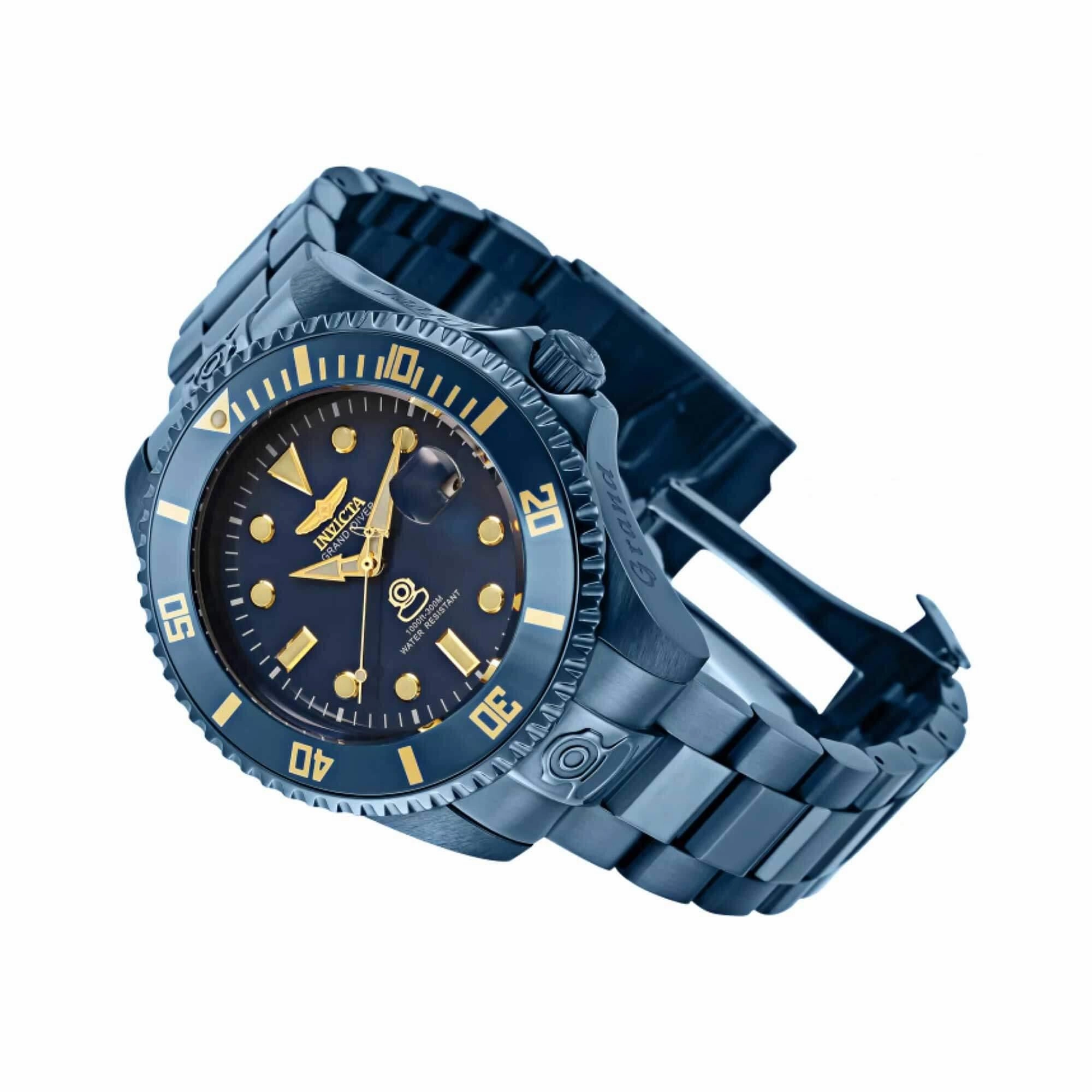 Invicta Men's Automatic Watch - Pro Diver Blue Stainless Steel Bracelet | 33387