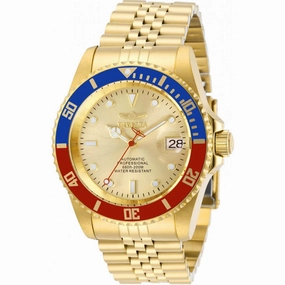 Invicta Men's Automatic Watch - Pro Diver Gold Tone Dial Bracelet | 29183