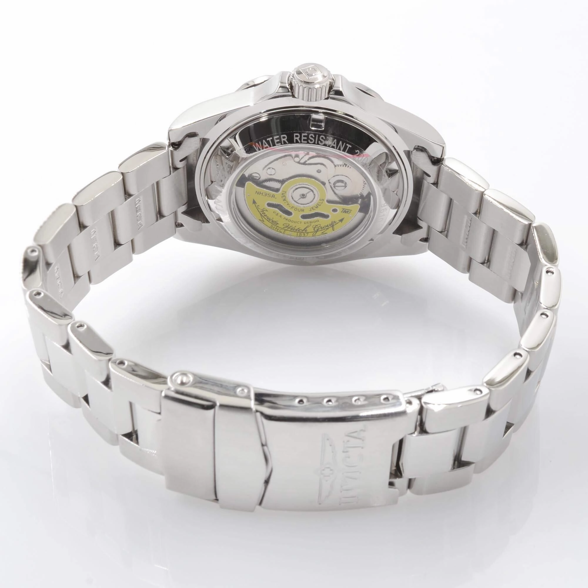 Invicta Men's Automatic Watch - Pro Diver Grey Dial Stainless Steel Bracelet | 9610