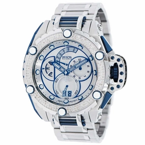 Invicta Men's Chronograph Watch - Flying Fox Silver Dial Steel Bracelet | 39695