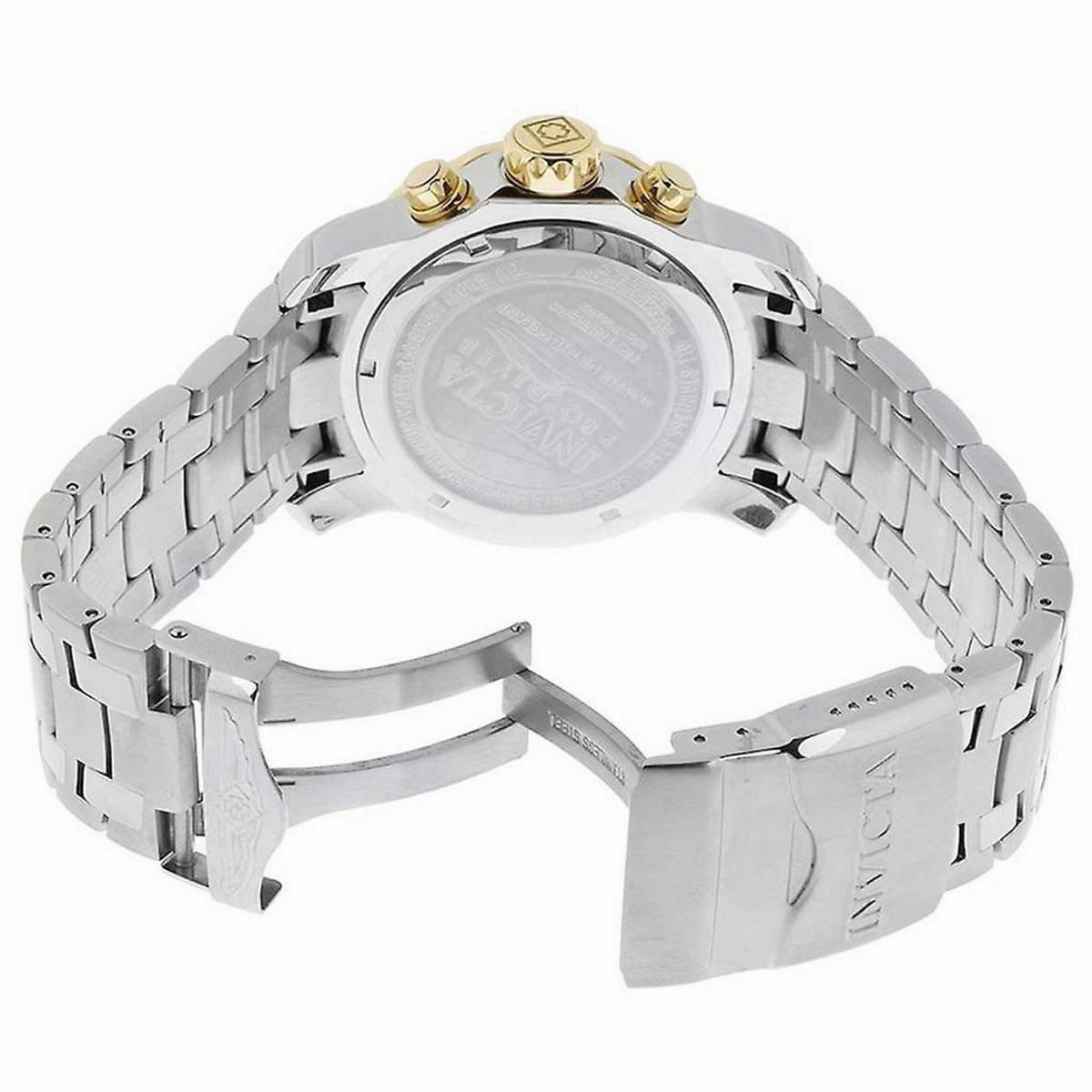 Invicta Men's Chronograph Watch - Pro Diver Black Dial Bracelet | 80039