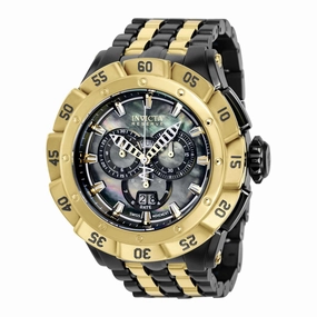 Invicta Men's Chronograph Watch - Ripsaw Gold Tone Rotating Bezel Bracelet | 38795
