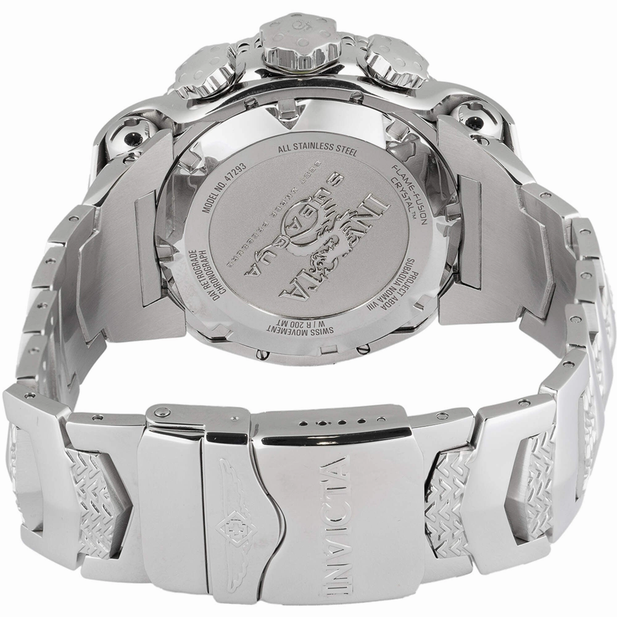 Invicta Men's Chronograph Watch - Subaqua Noma VIII Silver Tone Bracelet | 47293