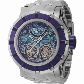 Invicta Men's Diamond Watch - Reserve S1 Automatic Silver Tone and Purple Case | 43228