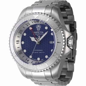 Invicta Men's GMT Watch - Reserve Hydromax Automatic Blue Dial Bracelet | 45916